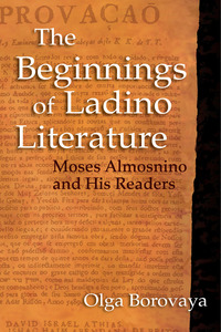 Imagen de portada: The Beginnings of Ladino Literature 9780253025524