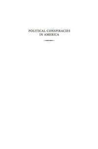 Imagen de portada: Political Conspiracies in America 9780253219640