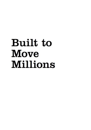 Imagen de portada: Built to Move Millions 9780253349859