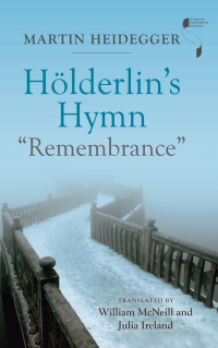 Cover image: Hölderlin's Hymn "Remembrance" 9780253035813