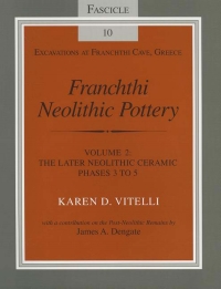 Immagine di copertina: Franchthi Neolithic Pottery, Volume 2, vol. 2 9780253213068