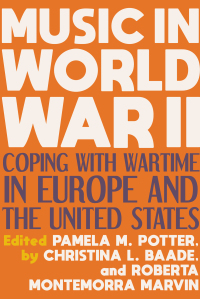 Titelbild: Music in World War II 9780253050250