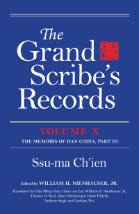 Omslagafbeelding: The Grand Scribe's Records, Volume X 9780253050526