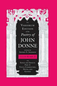 Imagen de portada: The Variorum Edition of the Poetry of John Donne, Volume 4.2 9780253058317