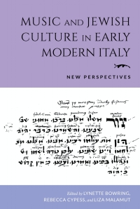 Cover image: Music and Jewish Culture in Early Modern Italy 9780253060105