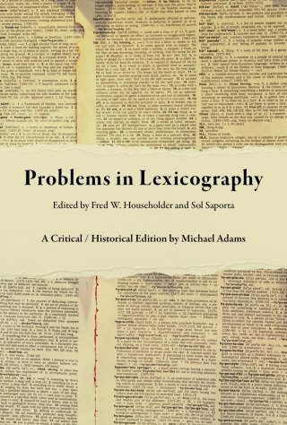 Immagine di copertina: Problems in Lexicography 9780253063274
