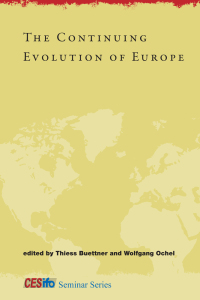 Cover image: The Continuing Evolution of Europe 9780262017015