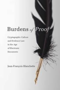 Cover image: Burdens of Proof 9780262017510