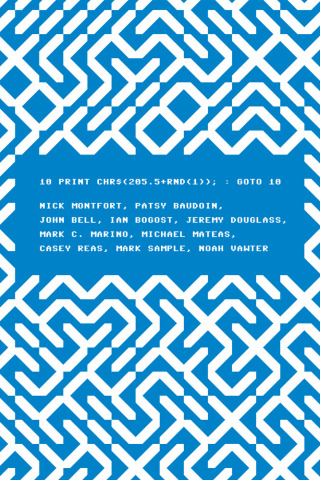 Cover image: 10 PRINT CHR$(205.5+RND(1)); : GOTO 10 9780262018463