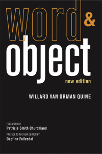 Cover image: Word and Object, new edition 9780262518314