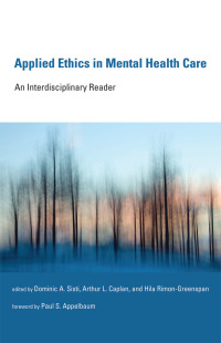 Cover image: Applied Ethics in Mental Health Care 9780262019682