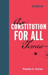 Cover image: A Constitution for All Times 9780262019897