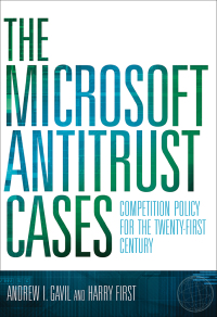 Cover image: The Microsoft Antitrust Cases 9780262027762