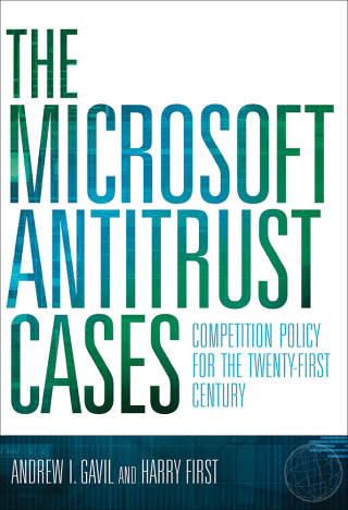 Cover image: The Microsoft Antitrust Cases 9780262027762
