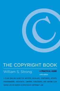 Cover image: The Copyright Book, sixth edition 6th edition 9780262027397