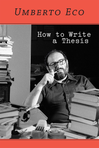 Cover image: How to Write a Thesis 9780262527132