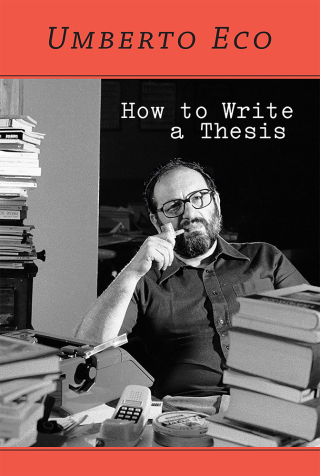 Cover image: How to Write a Thesis 9780262527132