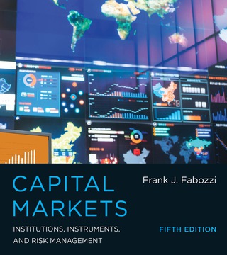 Cover image: Capital Markets 5th edition 9780262029483