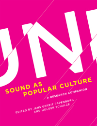 Cover image: Sound as Popular Culture 9780262033909