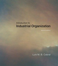 Cover image: Introduction to Industrial Organization, second edition 2nd edition 9780262035941