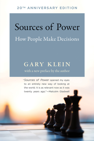 Cover image: Sources of Power, 20th Anniversary Edition 9780262534291