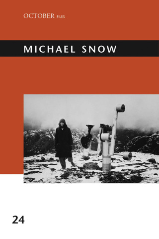 Cover image: Michael Snow 9780262043021