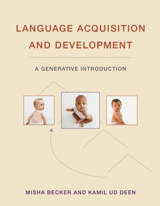 Cover image: Language Acquisition and Development 9780262043588