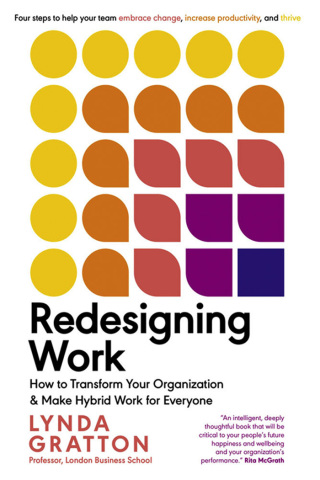 Cover image: Redesigning Work 9780262544986