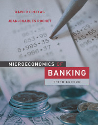Cover image: Microeconomics of Banking, third edition 9780262048194