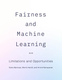 Cover image: Fairness and Machine Learning 9780262048613