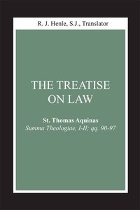 Imagen de portada: The Treatise on Law 9780268018818
