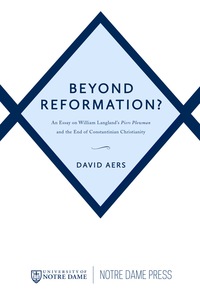 Cover image: Beyond Reformation? 9780268204129