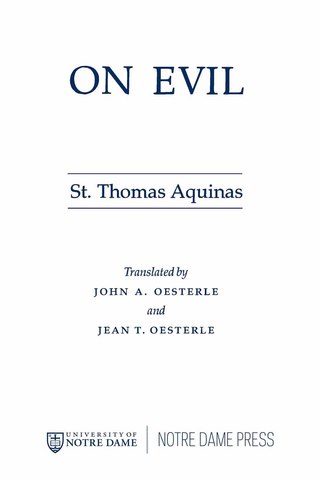Cover image: On Evil 9780268037147
