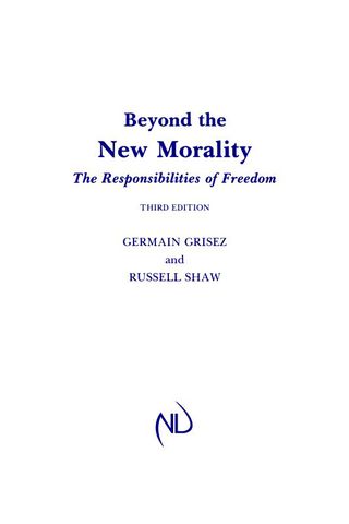صورة الغلاف: Beyond the New Morality 3rd edition 9780268006792