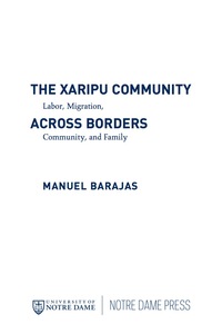 Titelbild: The Xaripu Community across Borders 9780268022129