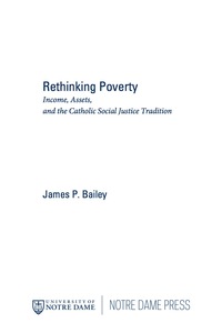 表紙画像: Rethinking Poverty 9780268022235