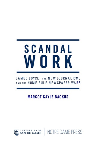 Cover image: Scandal Work 9780268204556