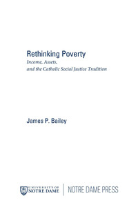 Cover image: Rethinking Poverty 9780268022235