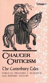 Imagen de portada: Chaucer Criticism, Volume 1 9780268000363