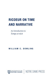 Cover image: Ricoeur on Time and Narrative 9780268026080