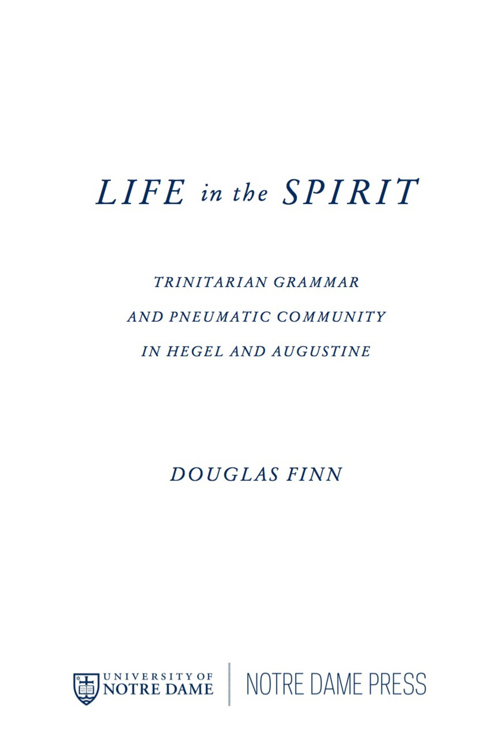 Life in the Spirit eBook