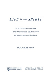 Cover image: Life in the Spirit 9780268028954