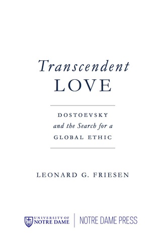 Cover image: Transcendent Love 9780268028978
