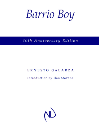 Cover image: Barrio Boy 9780268209865