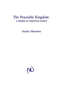 Imagen de portada: The Peaceable Kingdom 9780268015534