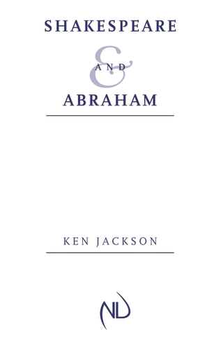 Cover image: Shakespeare and Abraham 9780268206857