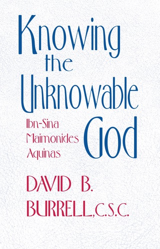 Cover image: Knowing the Unknowable God 9780268012267