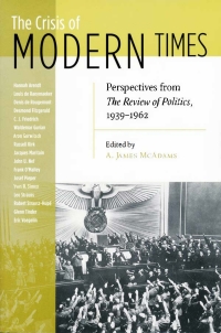 Cover image: Crisis of Modern Times 9780268035068