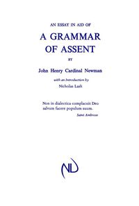 Cover image: Essay in Aid of A Grammar of Assent, An 9780268010003