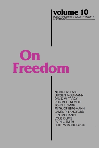 Cover image: On Freedom 9780268015022